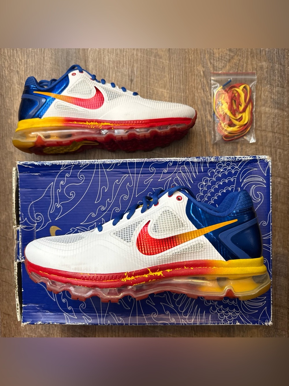 Nike Air Trainer 1.3 Max Breathe MP Manny Pacquiao White Red Blue Yellow